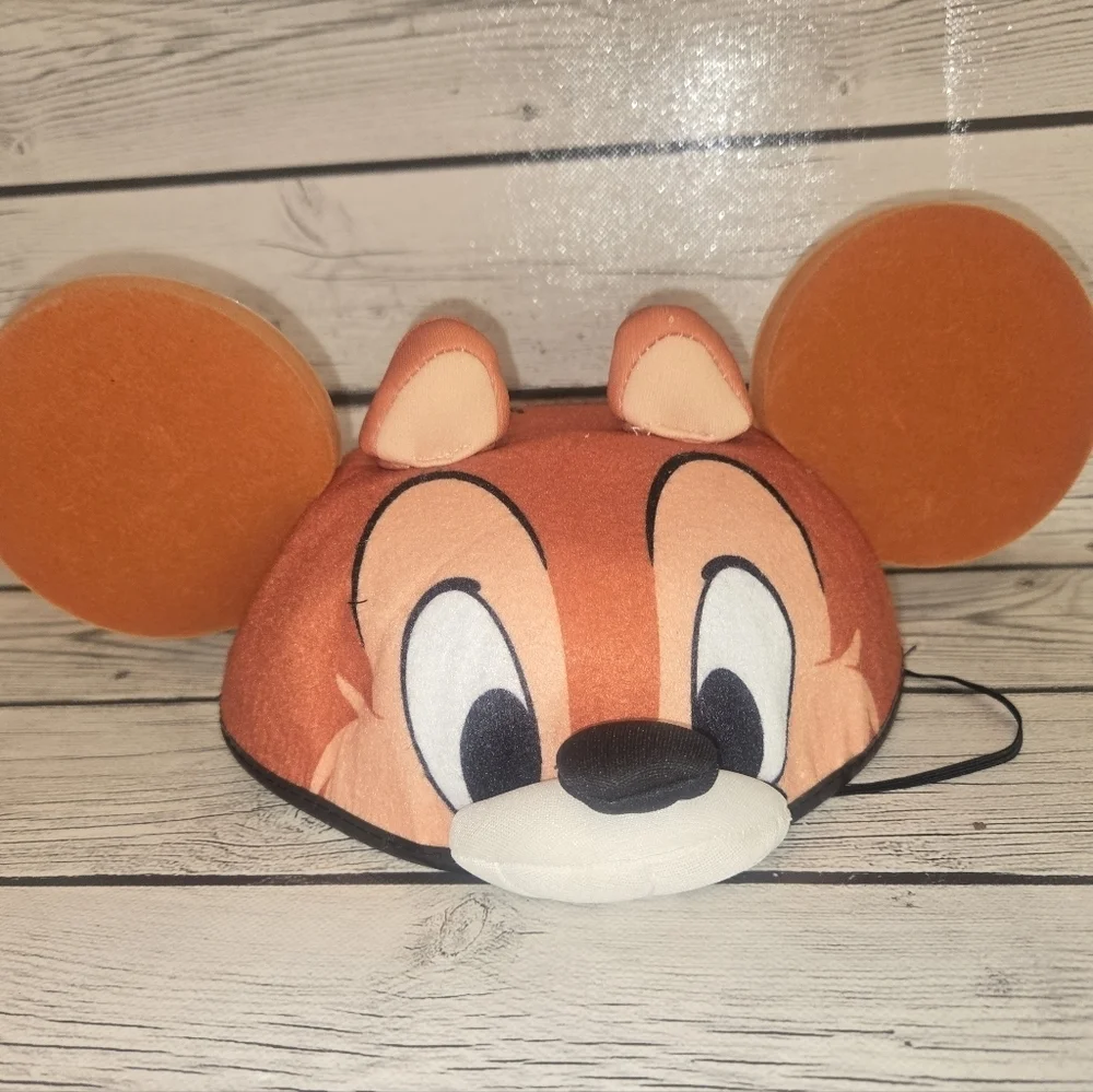 Disney Chip & Dale Two Sided Mickey Mouse Ears Hat Cap Size Youth HTF Rare